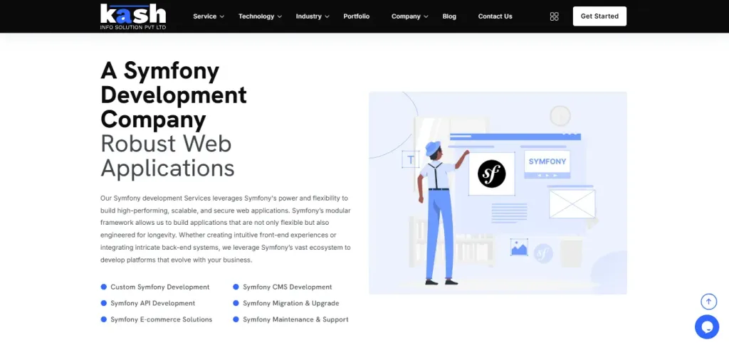 kash info solutions -  symfony expert